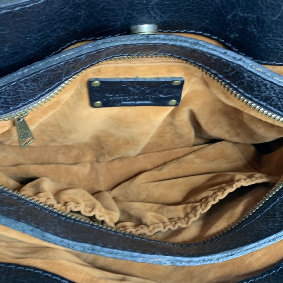 Patricia Nash Rienzo floral leather satchel shoulder bag - Picture 11 of 12